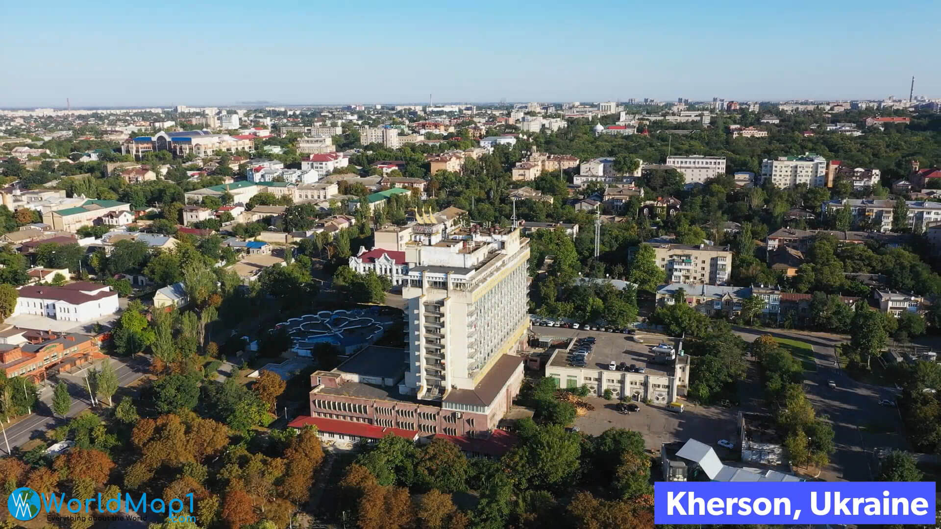 Ville de Kherson en Ukraine